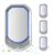 Plug In Air Ionizer 4 Pack, Air Purifier Ionizer Negative Ion for Home Bedroom, Small Air Purifier for Pet Odor Smoke Dust, Ozone Free Room Air Purifier, Quiet Air Freshener Plug in