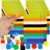Plukeen 1200 Pcs Math Linking Cubes Counting Blocks Connecting Cubes Linking Building Blocks for STEM, Spatial Intelligence, Counting,and Creativity, 10 Colors