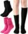 PLULON 2 Pairs Scrunch Slouch Socks Knee High Knit Boot Socks for Women