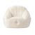 Plush Bean Bag Chair with High Backrest, Ergonomic Floor Lounge Chair,Cream