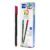 Plus Office – 10 Fine Point Markers 0.4 mm, Ideal for Writing, Painting and Drawing, School Pens with Fine Point, Water-Based Coloured Ink (Crimson)