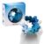 PLUS PLUS – HEXEL Waterfall – Fidget Sensory Puzzle Toy – Travel Friendly, Quiet Stress and Anxiety Relief for Kids/Adults