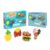 PLUS PLUS Big Food Activity Set, 50 Pieces – Construction Building STEM Toy, Interlocking Large Puzzle Blocks for Toddlers and Preschool