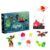 PLUS PLUS Learn to Build, Glow in the Dark Mix 400 Pieces – Mini Waffle Blocks Building Set, Stem Toys for Kids – Sensory Bin Fillers & Math Manipulatives Classroom Must Haves, Gifts for Boys & Girls