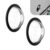 Pniwuno 2PCS Car Lens Guard Protective Cover Kit, Clear Anti-Collision Car 360 Panoramic Camera Lens Protector, Waterproof Anti-Glare Rear Scratch Backup Camera Protective Cover (Black)