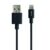PNY Colored Lightning to USB Charge and Sync Cable – Black