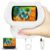 Pocket Kids Microscope, 1000X Handheld Microscope for Kids w/2.4” Screen, Photo Video Mini Portable Microscopes Science Edu Digiscope, Christmas Birthday Gifts Ideas for Kids Ages 3-12 (White)