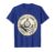 Pocket Watch and Dog-Eared Book Bookish Design T-Shirt, Men, Royal Blue, Small