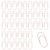 Pocoxll 40 Pcs Rose Gold Jumbo Big Paper Clips, 2 inch Electroplated Paperclips, Large Paper Clip for Office, School, DIY, Bookmarks and Document Organization