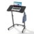 Podium Stand with Wheels, Height Adjustable Mobile Lectern,Tilting Desktop