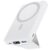 podoru for Magsafe Power Bank, Foldable 10000mAh Wireless Battery Pack with USB-C Cable & LED Display 22.5W PD Fast Charging Magnetic Portable Charger for iPhone 17/16/15/14/13/12 Series-White