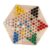 POENVFPO Chinese Checkers Board Game Set, 8.86 7.80in, 60 Pegs Included