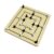 POENVFPO Nine Mens Morris Board Game, Strategy Game with Wooden Chessboard for Family Night Travel (Chessboard with 3D Chess Pieces)