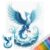 POETRYDRAW Blue Phoenix Full 11CT DIY Stamped Needlework Embroidery Kit