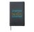 Poetry is not a luxurious inspirational world poetry day Hardcover Journal, Black