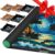 Pohxev Jigsaw Puzzle Mat Roll Up, Portable Saver Pad 34.6” x 22.8” Up to 1000 Pieces, Puzzles Matt Rollup with Non-Slip Rubber Bottom & Smooth Top. (6 Puzzle Sorting Trays & 1 Storage Bag)