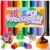 POIKSHARK 1000 PCS 20 Colors Quality Pipe Cleaners Bulk, Thick Pipe Cleaners Craft for DIY Craft Projects, Multicolored Limpia Pipas for Art Supplies & Materials, Rainbow Chenille Stems(12inch*6mm)