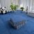 POJGVU 10Pcs Plush Interlocking Foam Floor Mat, Square Puzzle Mat, Soft Carpet, Climbing Area Rug for Bedroom Living Room,Navy Blue