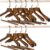 POJGVU Natural Wooden Suit Hangers – Contoured Design with Locking Bar for Sturdy Coat and Clothes Organization,Size_name-43 * 4cm