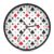Poker Clubs Spades Diamonds Wall Clock 9 Inch Decorative Battery Operated Silent Round for Badroom Livingroom
