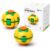 PoKraft 3D Printed Spin Ball Fidget Toy, Mechanical Spinning Fidget Ball for Stress Relief, Pocket Desk Toy for Work, Study, Travel and Commute, Ages 14+ (Yellow)