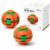 PoKraft 3D Printed Spin Ball Fidget Toy, Press-to-Spin Desk Toy, Ages 14+(Orange)