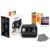 Polaroid Go Generation 3 – Mini Instant Film Camera Bundle with 16 Color Photos & Lens Cloth – Black – Only Compatible with Go Film