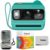 Polaroid Go Generation 3 Instant Film Camera Bundle with Go Color Film 16 Exposures, Protective Hard Case, Wrist Strap, USB-C Cable & Accs. for Instant Photography (Teal)