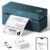 POLONO Bluetooth Thermal Shipping Label Printer, Wireless 4×6 Shipping Label Printer for Small Business, Support iOS, Android, Windows, Mac. Compatible with Amazon, Shopify, Etsy, USPS, 1 Pack
