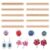 Polymer Clay Flower Petal Cutter, 10pcs 3D Flower Tool for Jewelry Making