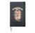Pomeranian Boy Cute Cartoon for Dog Owners | Mens Pomeranian Hardcover Journal, Black