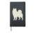 Pomsky Art For Men Women Kids Husky Pomeranian Mix Pomsky Hardcover Journal, Black