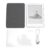 Pomya 6 Inch E Book Reader, 4+64GB WiFi Bluetooth Touchscreen Lightweight Electronic Book Reader with High Resolution Display (White)