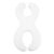 Pomya Supportive Side Sleeper Pillow for Deep Sleep | Soft White Memory Foam with Ear Cavity, Face Pillow 9cm/3.54in (9CM)