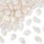 PONABEADIY 100PCS 3.5MM White Freshwater Pearl Beads for Jewelry Making