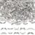 PONABEADIY 10 Styles 200PCS Silver Angel Wing Beads with Hole Tibetan Alloy Wings Shaped Antique Fairy Charms Metal Assorted Loose Spacer Bead Bulk for Jewelry Making Bracelet Keychains DIY Crafts