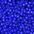 Pony Beads Royal Blue Opaque Large Hole Beads Made in USA