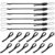 Poola Voidra 18 Pcs Adjustable Sensory Chair Bands for Kids Desk Fidget Foot Bands Tool for ADHD Alternative Flexible Seating 6 Bungee Cords 12 Desk Straps for Classroom Students Adults