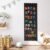 Poola Voidra Magnetic Board for Wall 18 x 47.2 Inches Scallopped Magnet Bulletin Board DIY Decal to Display Letters Numbers Notes for Home School Classroom Refrigerator Cabinet (Black)