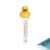 Pool Thermometer Floating Duck, Easy Read Pool Thermometer with String
