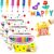 Popcorn Pens，12 Colors 3D Puffy Drawing Pens