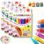 Popcorn Pens,24Pc 3D Magic Puffy Drawing Pens Washable Craft Markers