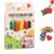 Popcorn Pens 3D Puffy Art Markers, 6 Colors Bubble Drawing (1 Box)