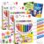 Popcorn Pens,6/12/18PCS 3D Art Popcornpens Puffy for Kids DIY Craft Drawing