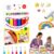 Popcorn Puffy Pens, 6/12 Colors Bubble Popcorn Drawing Pens