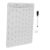 POPETPOP Dry Erase White Board for Classroom and Home Use 9×12 Inch Double Sided Printed Grids and Lines, Thickened Portable Math Practice Board Effortless Writing and Erasing for Teachers