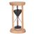 POPETPOP Minute Wooden Sand Timer Hourglass with Glass and Beige Sand, Precise Timing and Stable Design, Compact Desk Timer for Office, Home, Classroom, and Yoga Breathing