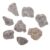 POPETPOP Natural Fluorescent Rocks 1.2-2 Inch Unpolished Flame Stones Glow Under UV for Aquarium and Garden Water Landscaping Mineral Specimens with Educational Value 300g