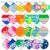 Pop Fidget Toys Bulk Its 24 Pack Party Favors for Kids Mini Pop Keychain It Fidget Toy Small Fidgets for Classroom Prizes Back to School Gifts for Students from Teacher Birthday Goodie Bag Stuffers