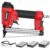 POPULO Pneumatic Staple Gun, Air Staple Gun with 3000 Staples and Safety Glasses, T50 Stapler for Upholstery, Woodworking, DIY, or Material Repair (Air Compressor Not Included)